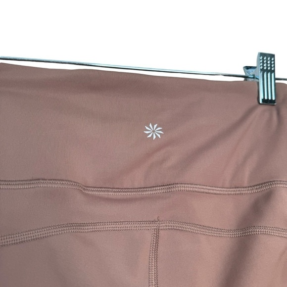 ATHLETA Ultimate Stash Pocket 7" Bike Short High Rise Workout Brown Women's XS - Picture 3 of 6